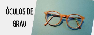 Cartão categoria óculos de grau.