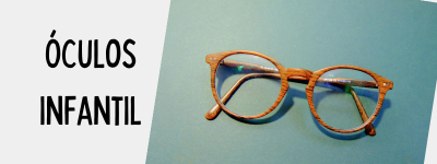 Cartão categoria óculos de infantil.